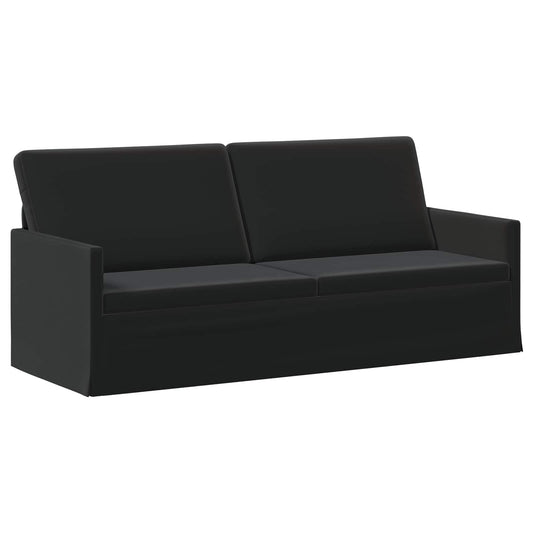 vidaXL 3 Seater Sofa Black 190 x 81 x 82 cm Velvet