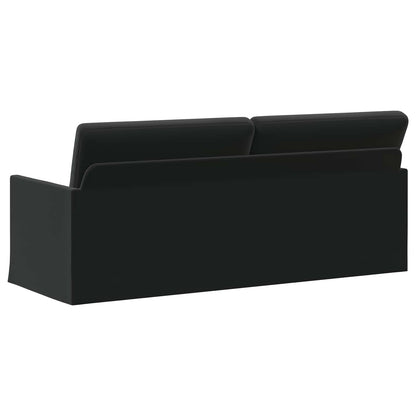 vidaXL 3 Seater Sofa Black 190 x 81 x 82 cm Velvet