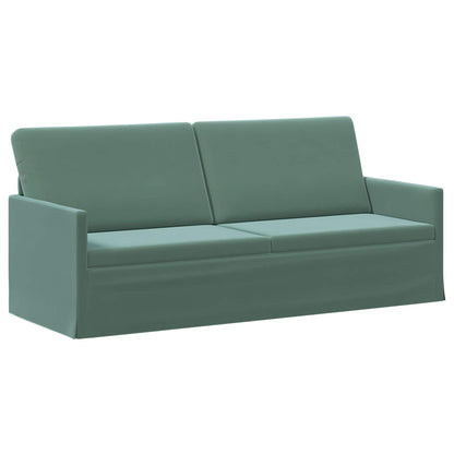 vidaXL 3 Seater Sofa Sea Green 190 x 81 x 82 cm Velvet