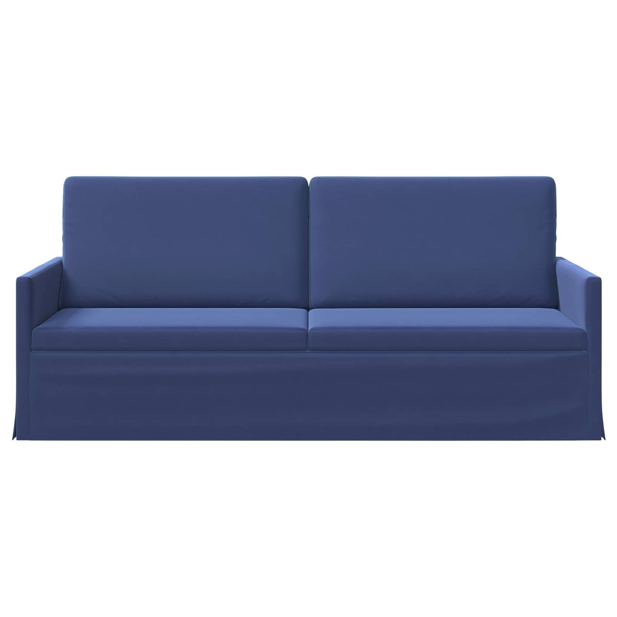 vidaXL 3 Seater Sofa Police Blue 190 x 81 x 82 cm Velvet