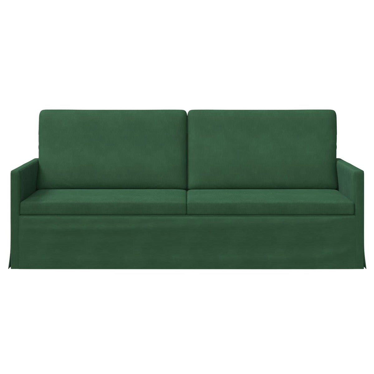 vidaXL 3 Seater Sofa Jungle Green 190 x 81 x 82 cm Corduroy Fabric