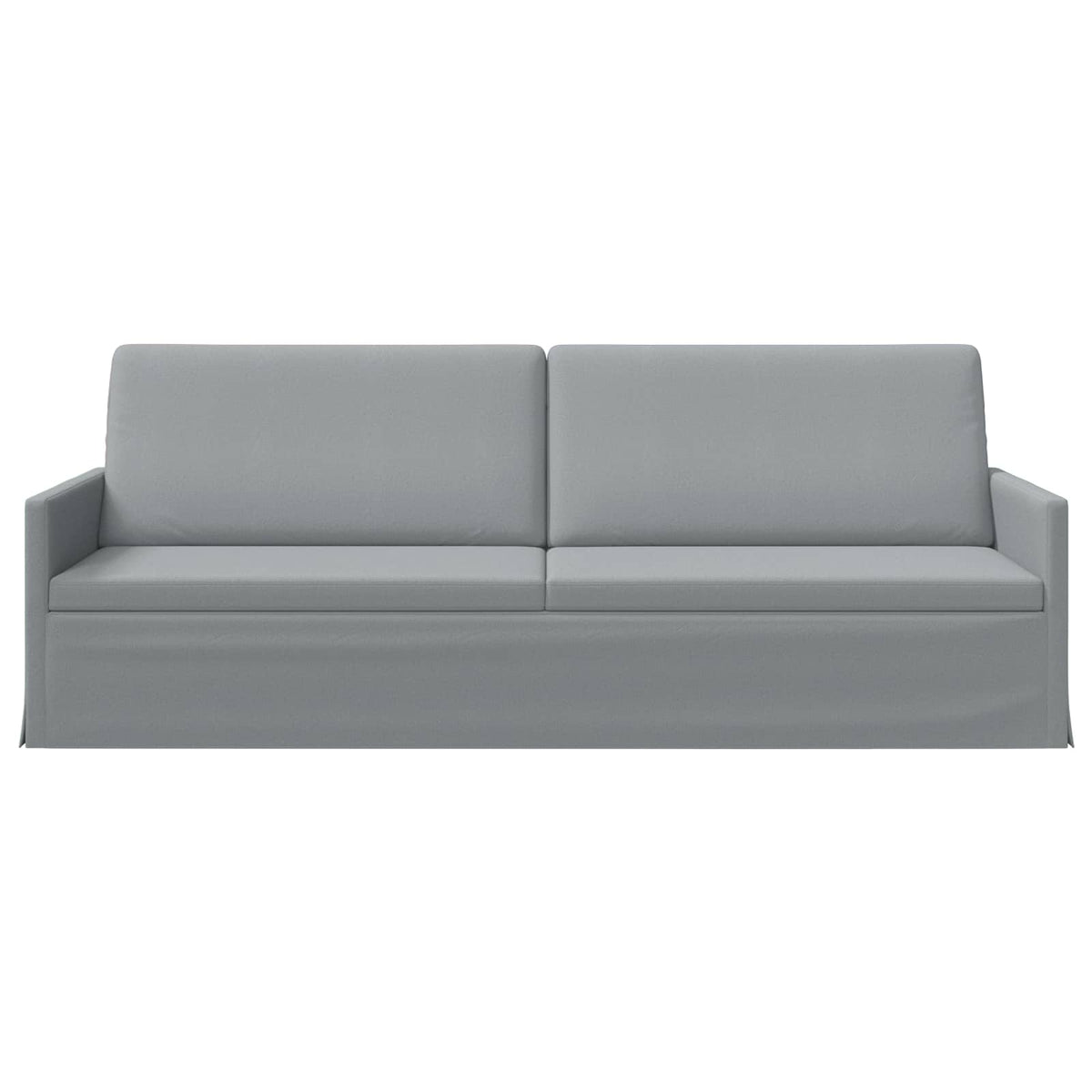vidaXL 3 Seater Sofa Light Grey 220 x 81 x 82 cm Fabric