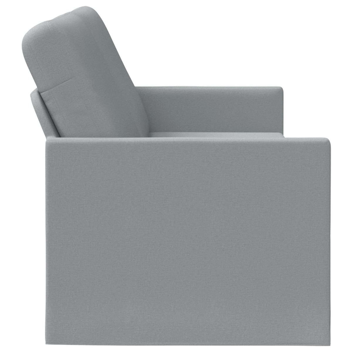 vidaXL 3 Seater Sofa Light Grey 220 x 81 x 82 cm Fabric