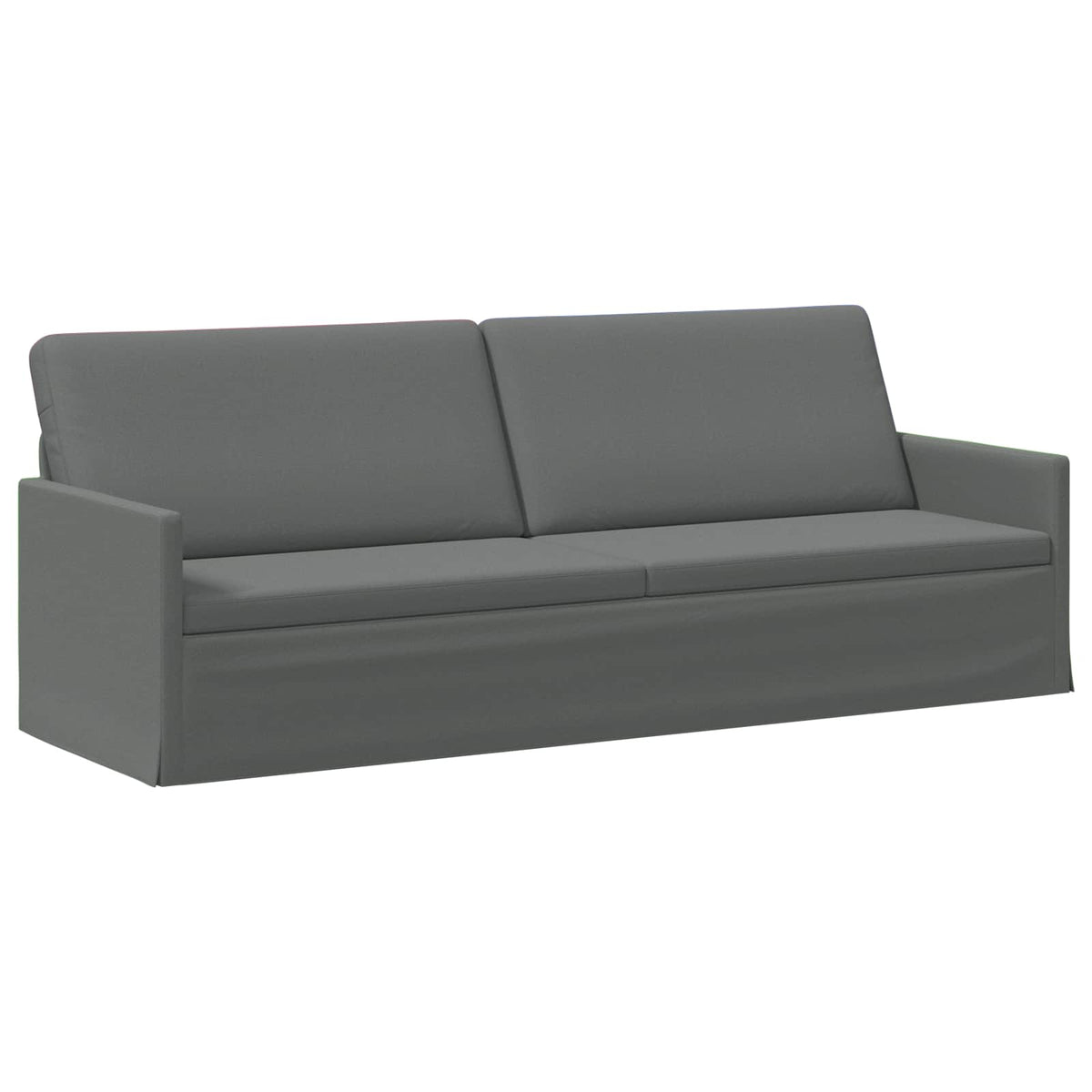 vidaXL 3 Seater Sofa Dark Grey 220 x 81 x 82 cm Fabric