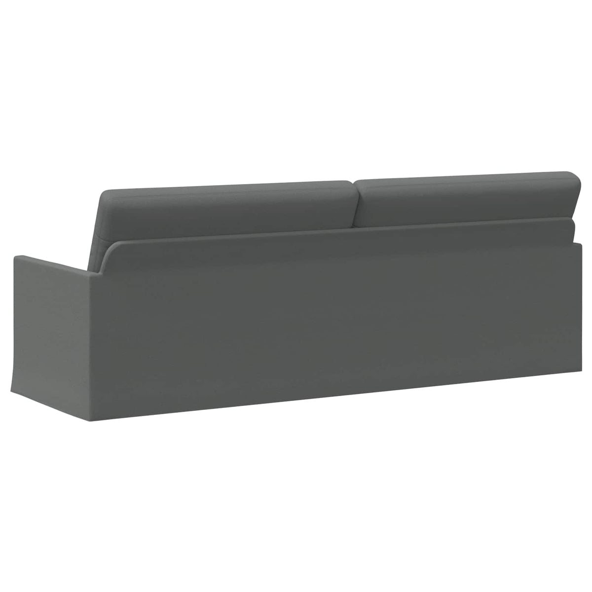 vidaXL 3 Seater Sofa Dark Grey 220 x 81 x 82 cm Fabric