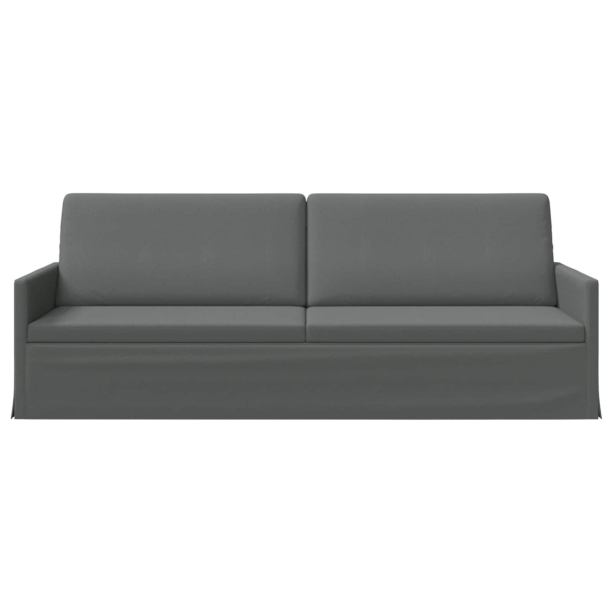 vidaXL 3 Seater Sofa Dark Grey 220 x 81 x 82 cm Fabric