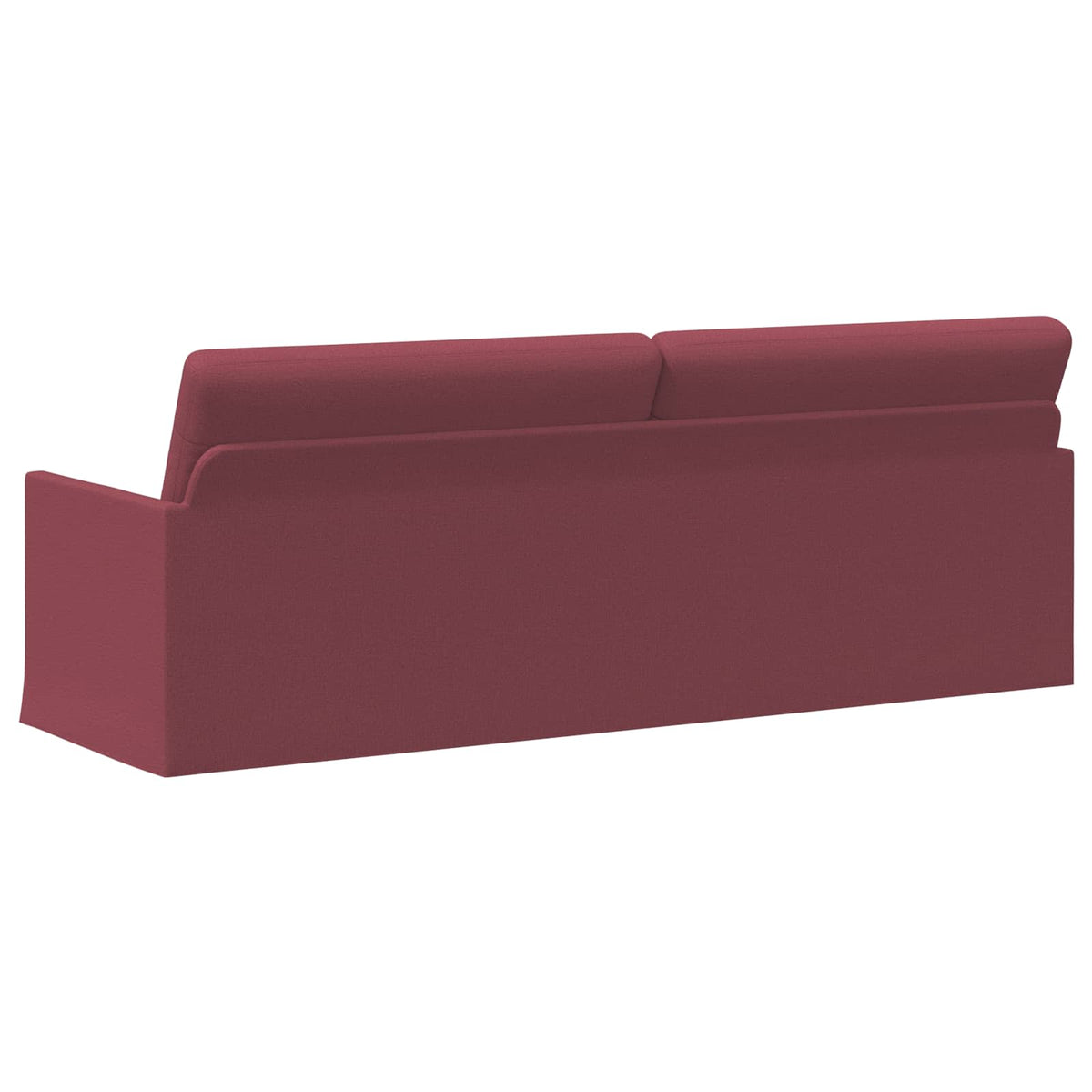 vidaXL 3 Seater Sofa Wine Red 220 x 81 x 82 cm Fabric