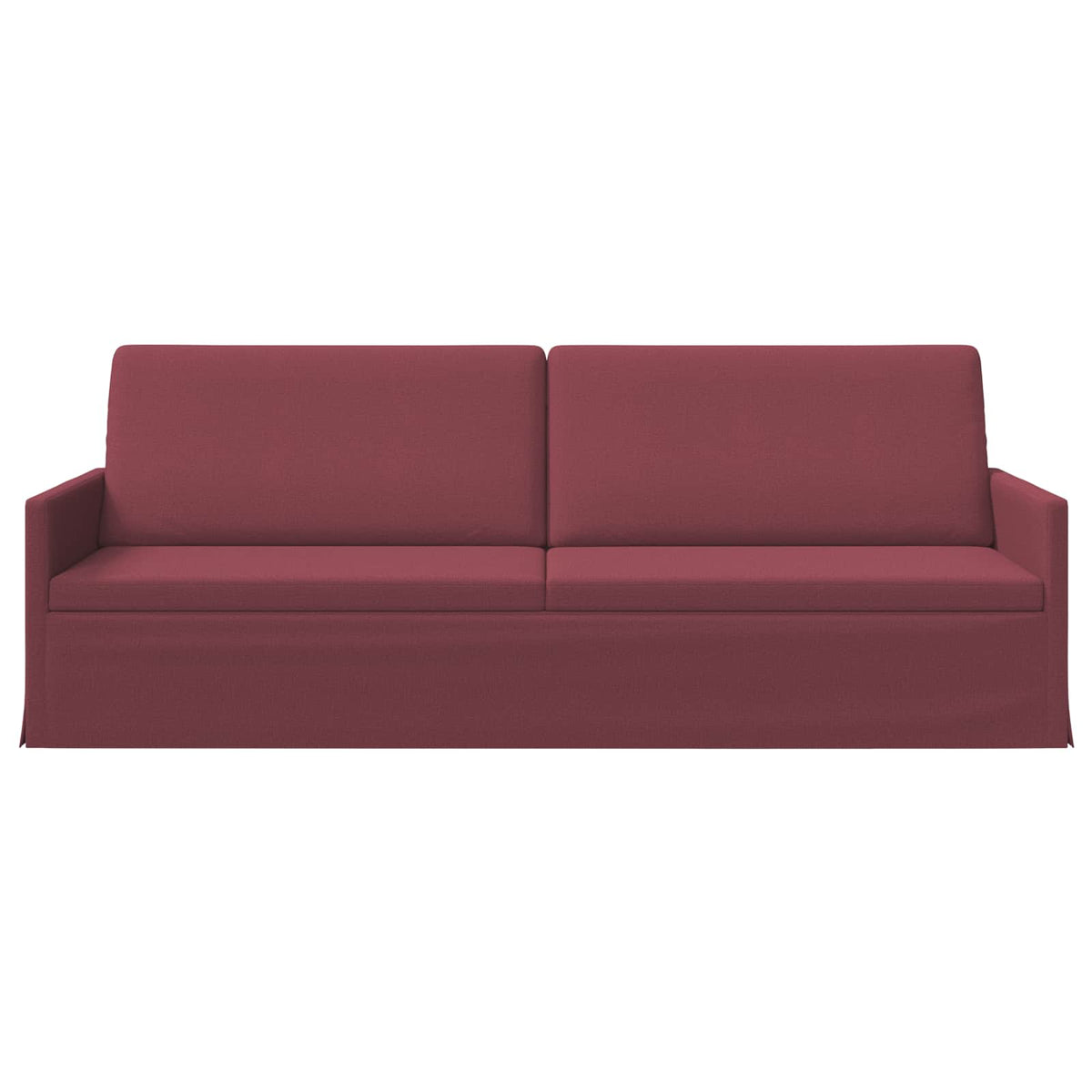 vidaXL 3 Seater Sofa Wine Red 220 x 81 x 82 cm Fabric