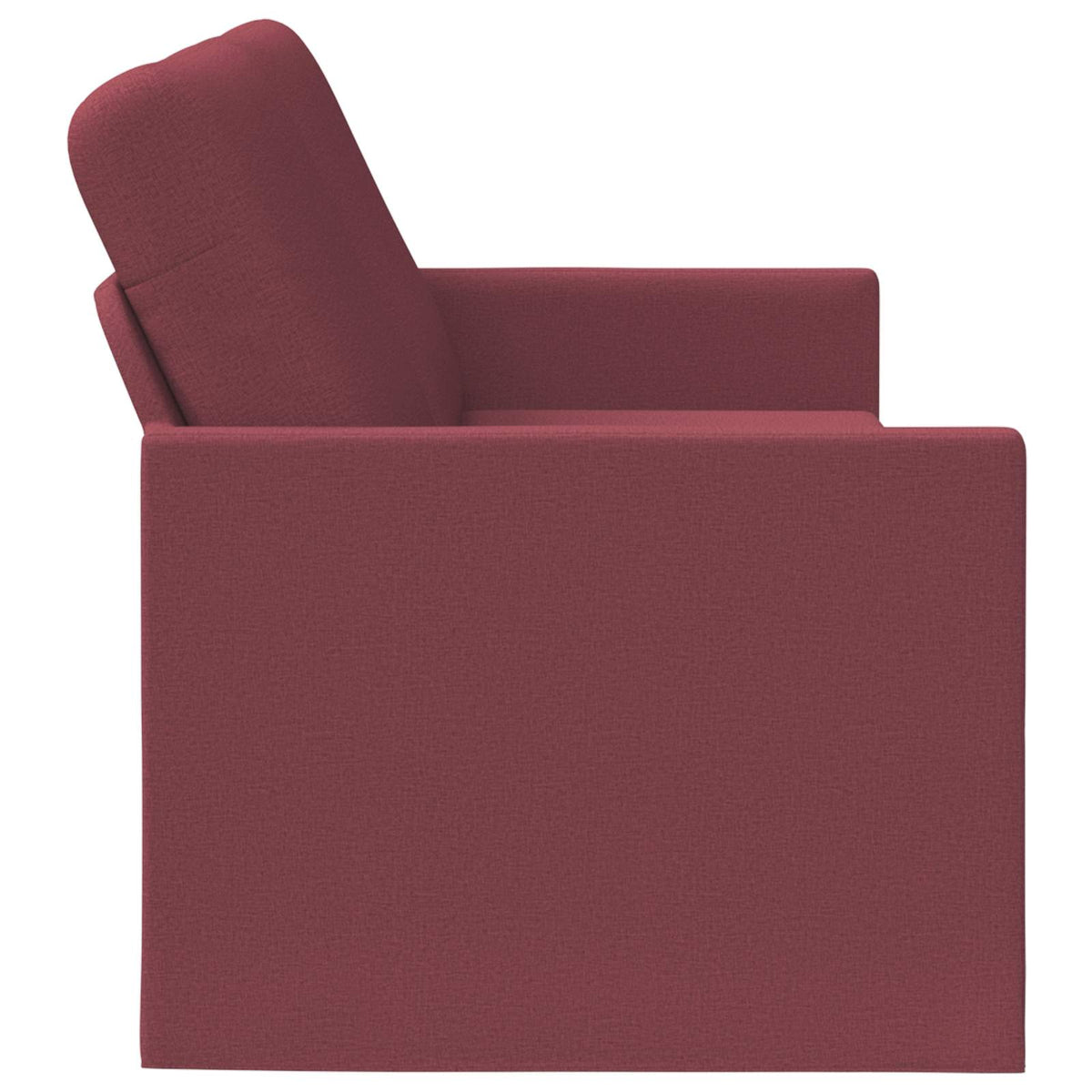 vidaXL 3 Seater Sofa Wine Red 220 x 81 x 82 cm Fabric
