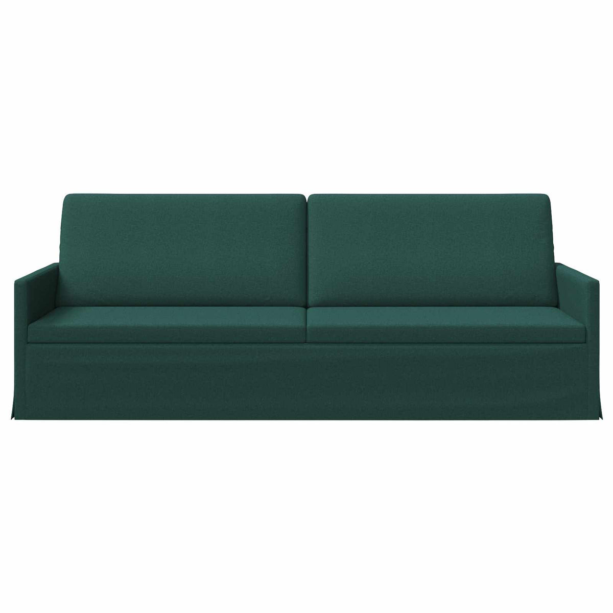 vidaXL 3 Seater Sofa Dark Green 220 x 81 x 82 cm Fabric