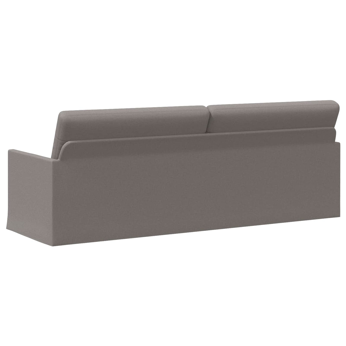 vidaXL 3 Seater Sofa Taupe 220 x 81 x 82 cm Fabric