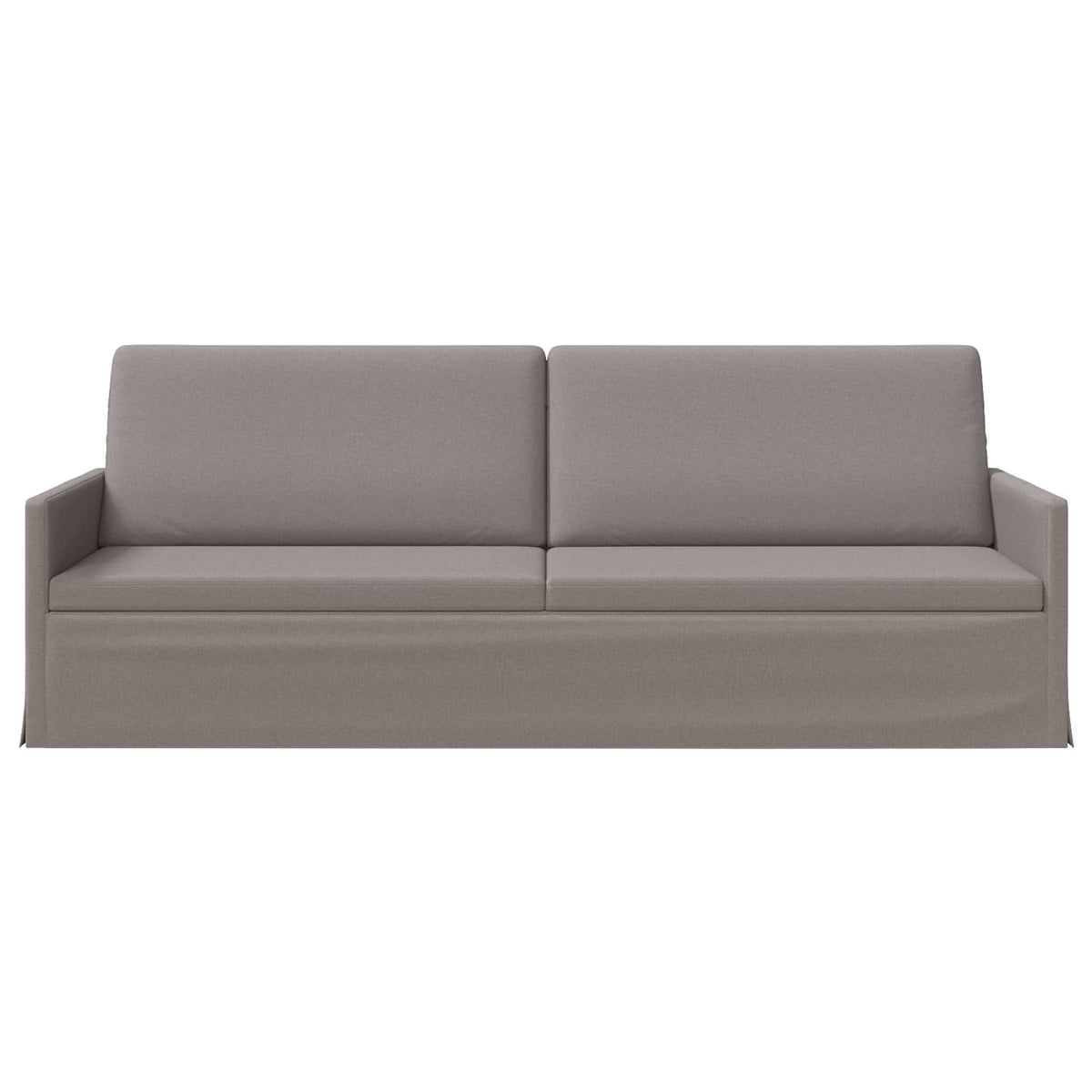 vidaXL 3 Seater Sofa Taupe 220 x 81 x 82 cm Fabric