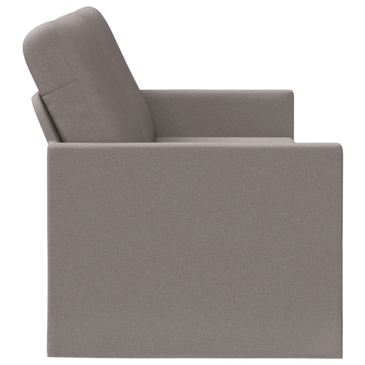vidaXL 3 Seater Sofa Taupe 220 x 81 x 82 cm Fabric