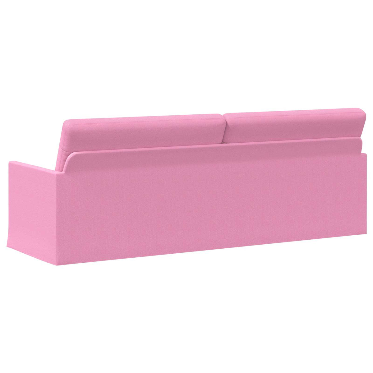 vidaXL 3 Seater Sofa Pink 220 x 81 x 82 cm Fabric
