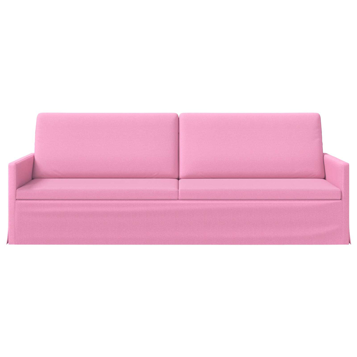 vidaXL 3 Seater Sofa Pink 220 x 81 x 82 cm Fabric