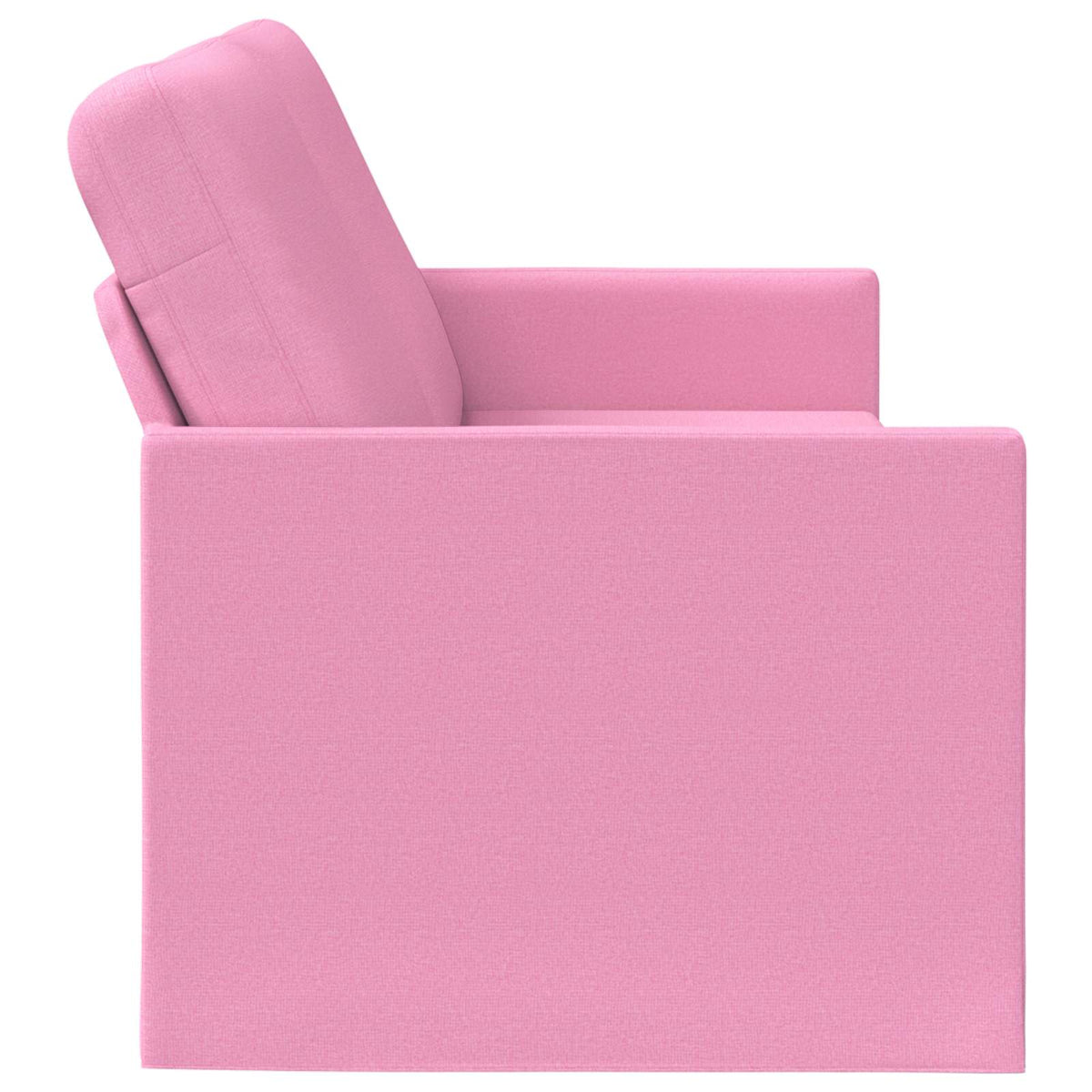 vidaXL 3 Seater Sofa Pink 220 x 81 x 82 cm Fabric