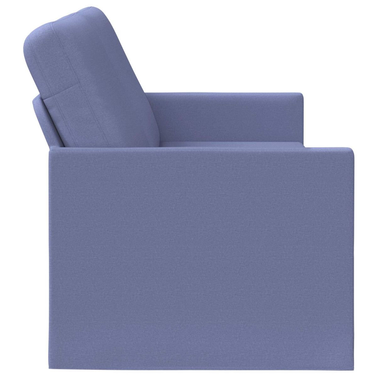 vidaXL 3 Seater Sofa Jeans Blue 220 x 81 x 82 cm Fabric