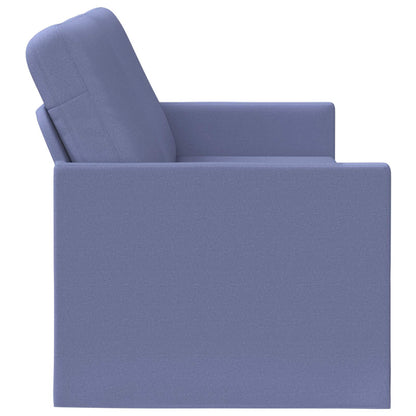 vidaXL 3 Seater Sofa Jeans Blue 220 x 81 x 82 cm Fabric