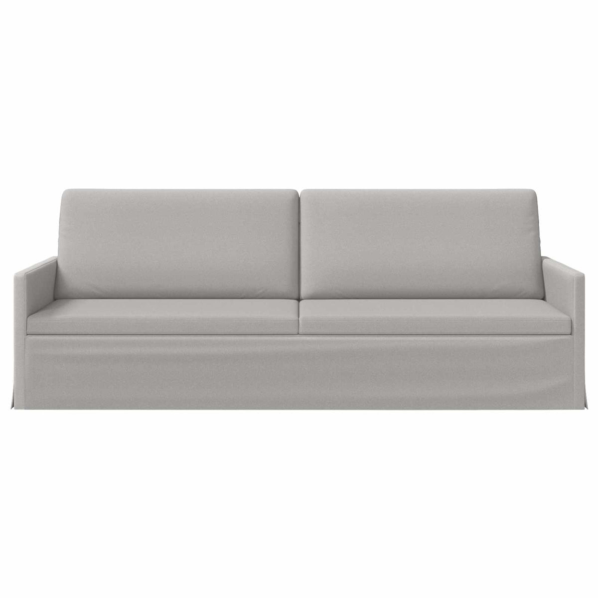 vidaXL 3 Seater Sofa Cloud Grey 220 x 81 x 82 cm Fabric