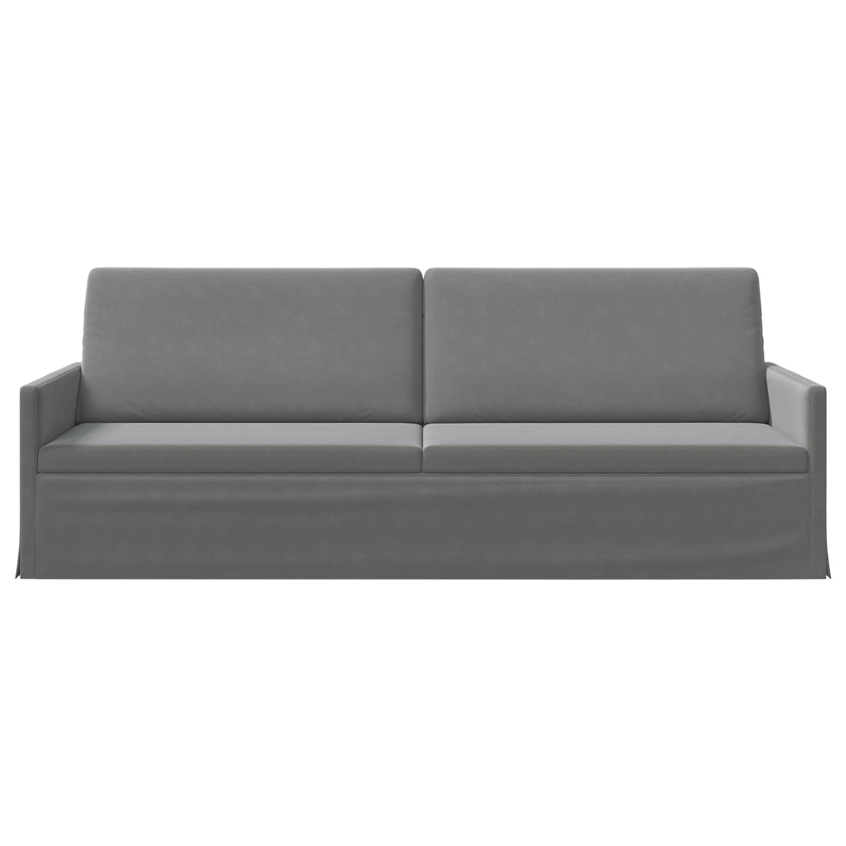 vidaXL 3 Seater Sofa Dark Grey 220 x 81 x 82 cm Velvet