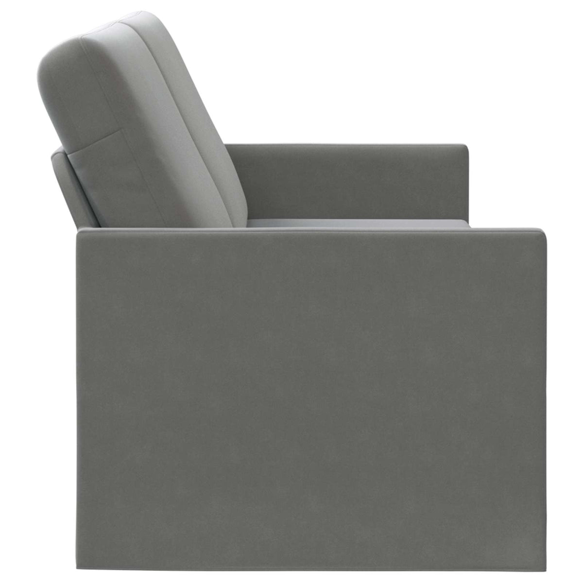 vidaXL 3 Seater Sofa Dark Grey 220 x 81 x 82 cm Velvet