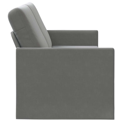 vidaXL 3 Seater Sofa Dark Grey 220 x 81 x 82 cm Velvet
