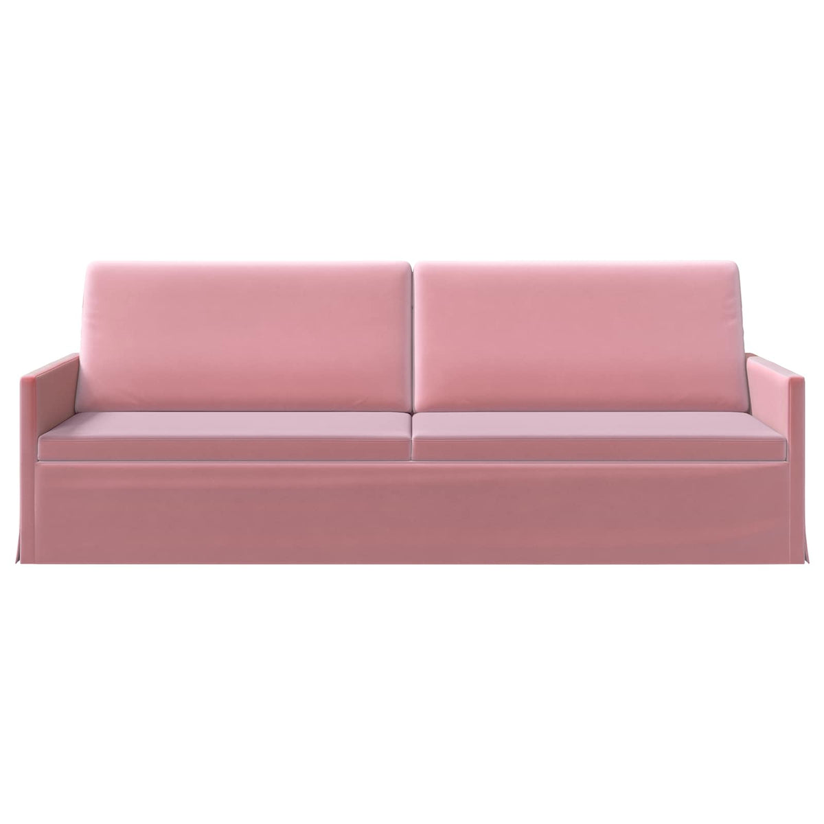vidaXL 3 Seater Sofa Pink 220 x 81 x 82 cm Velvet