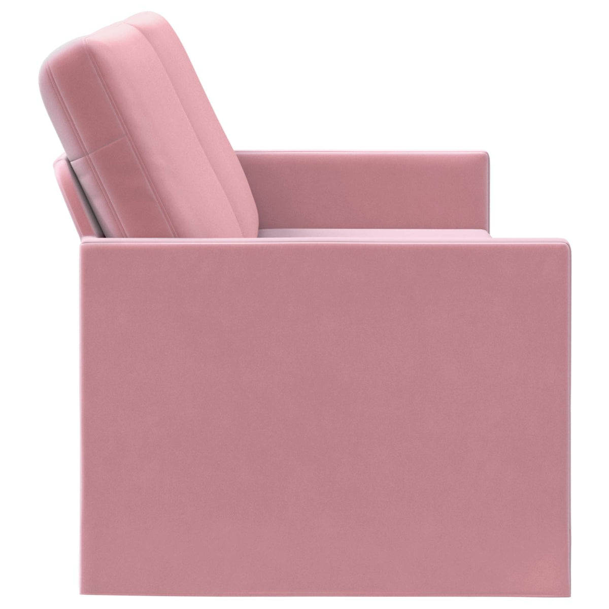 vidaXL 3 Seater Sofa Pink 220 x 81 x 82 cm Velvet