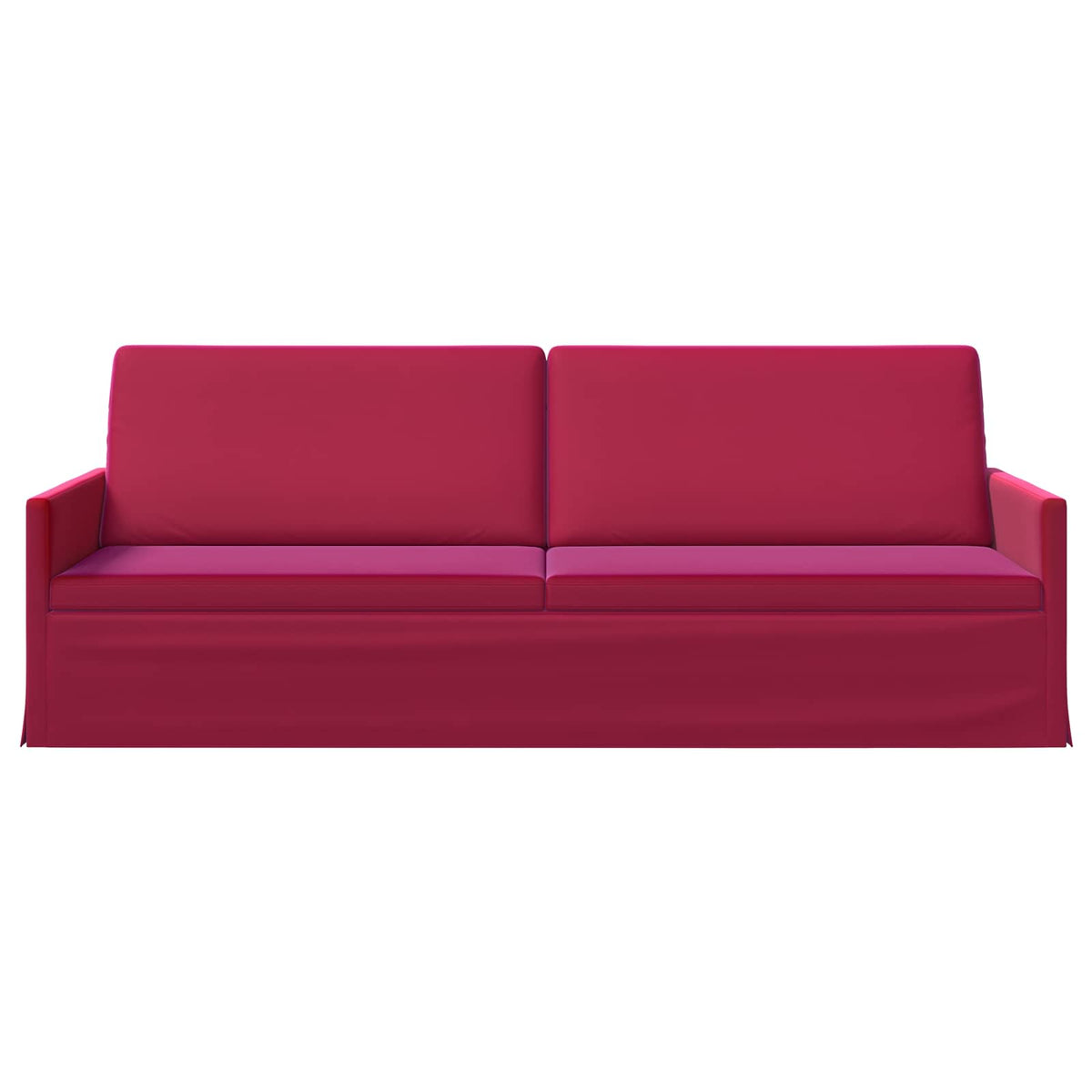 vidaXL 3 Seater Sofa Wine Red 220 x 81 x 82 cm Velvet