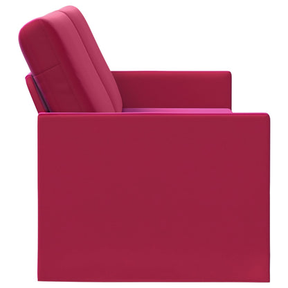 vidaXL 3 Seater Sofa Wine Red 220 x 81 x 82 cm Velvet