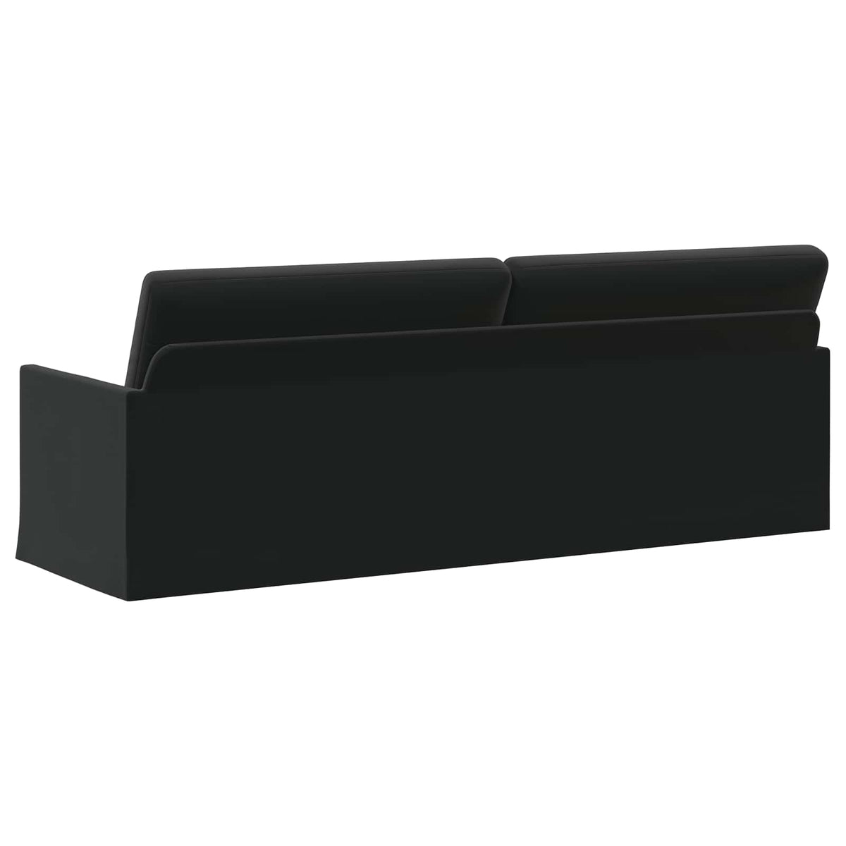 vidaXL 3 Seater Sofa Black 220 x 81 x 82 cm Velvet