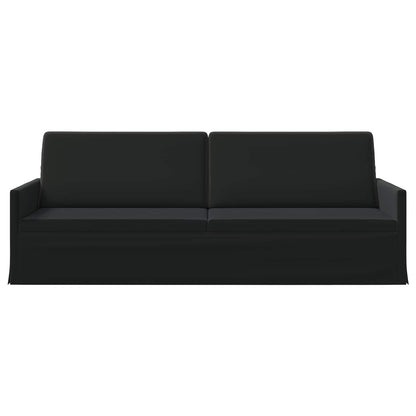 vidaXL 3 Seater Sofa Black 220 x 81 x 82 cm Velvet