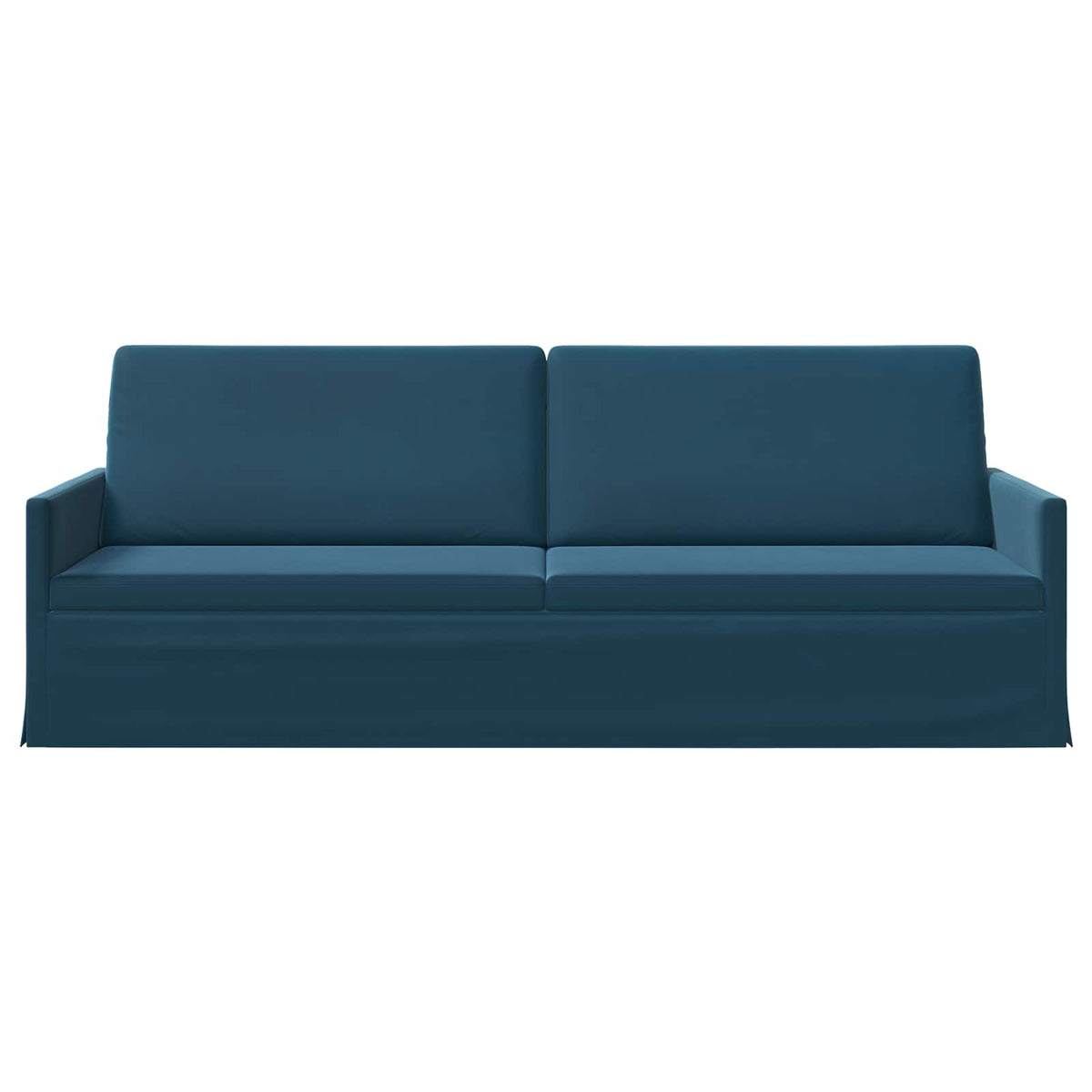 vidaXL 3 Seater Sofa Blue 220 x 81 x 82 cm Velvet