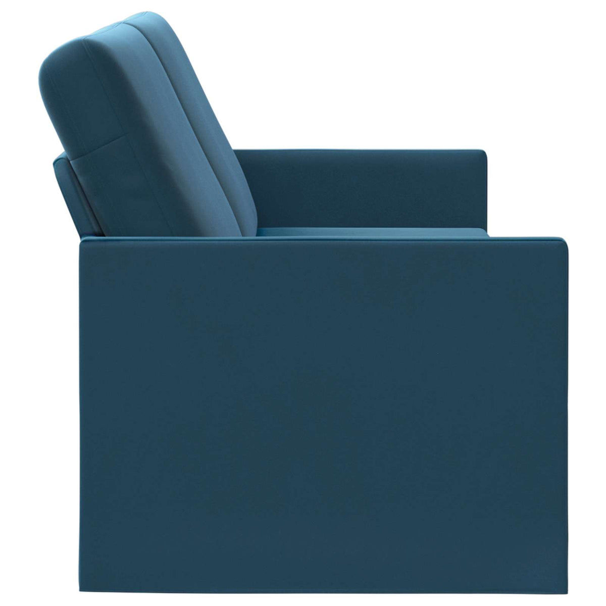 vidaXL 3 Seater Sofa Blue 220 x 81 x 82 cm Velvet