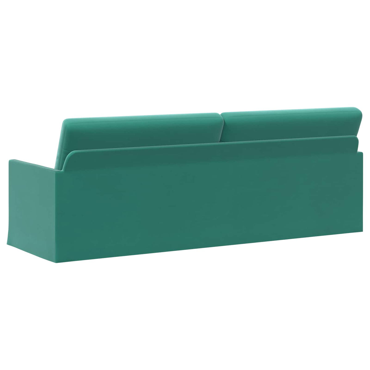 vidaXL 3 Seater Sofa Turquoise 220 x 81 x 82 cm Velvet