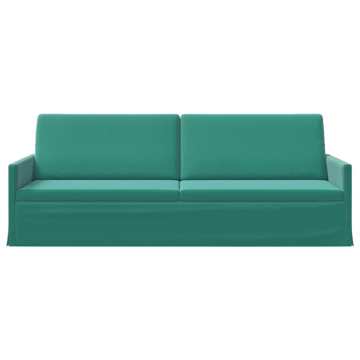 vidaXL 3 Seater Sofa Turquoise 220 x 81 x 82 cm Velvet
