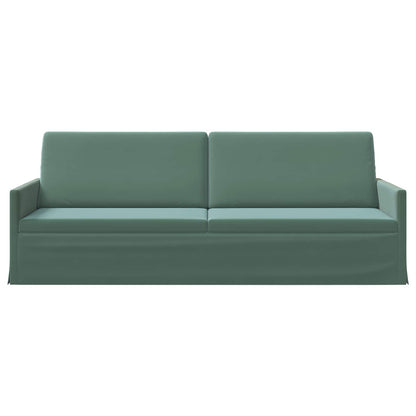 vidaXL 3 Seater Sofa Sea Green 220 x 81 x 82 cm Velvet