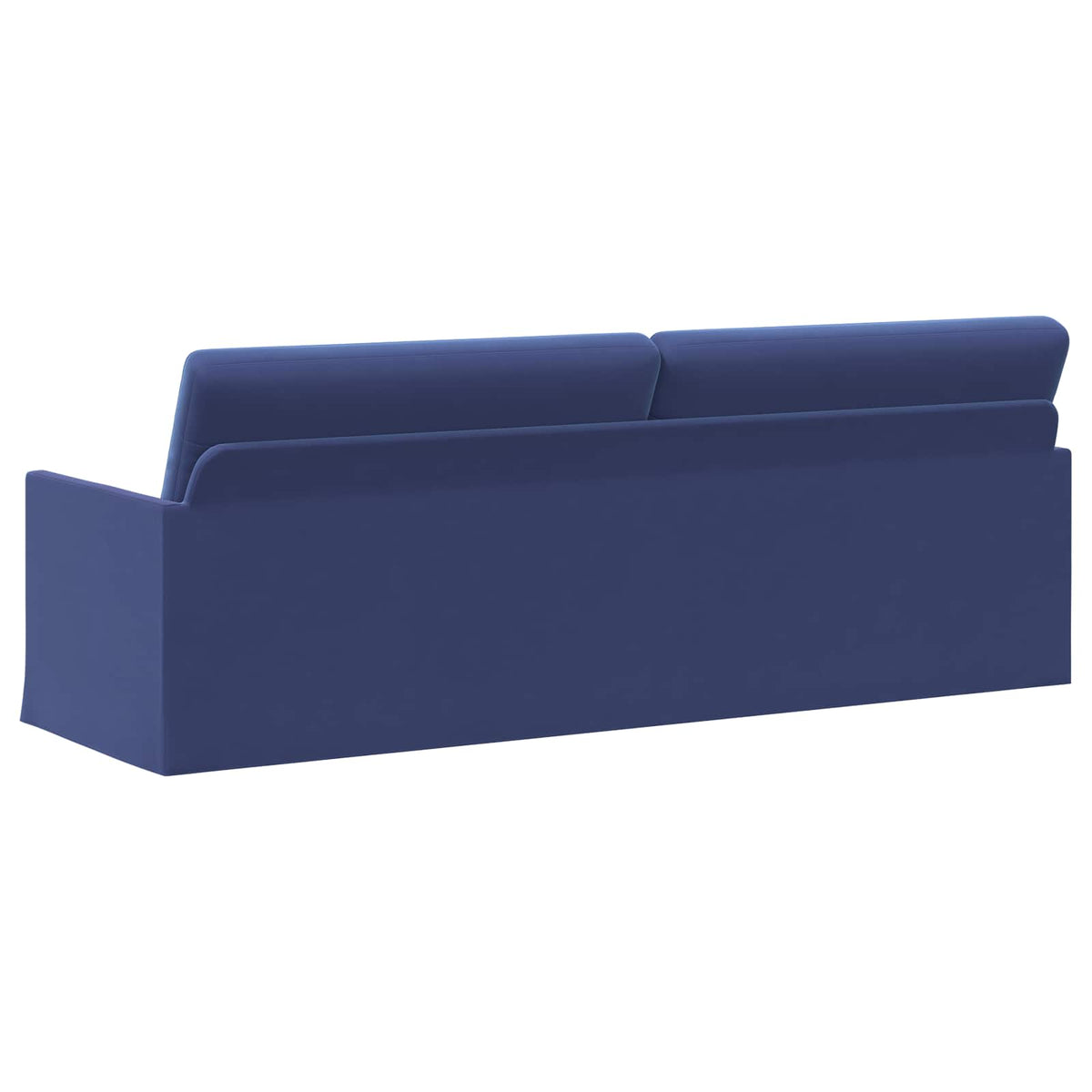 vidaXL 3 Seater Sofa Police Blue 220 x 81 x 82 cm Velvet