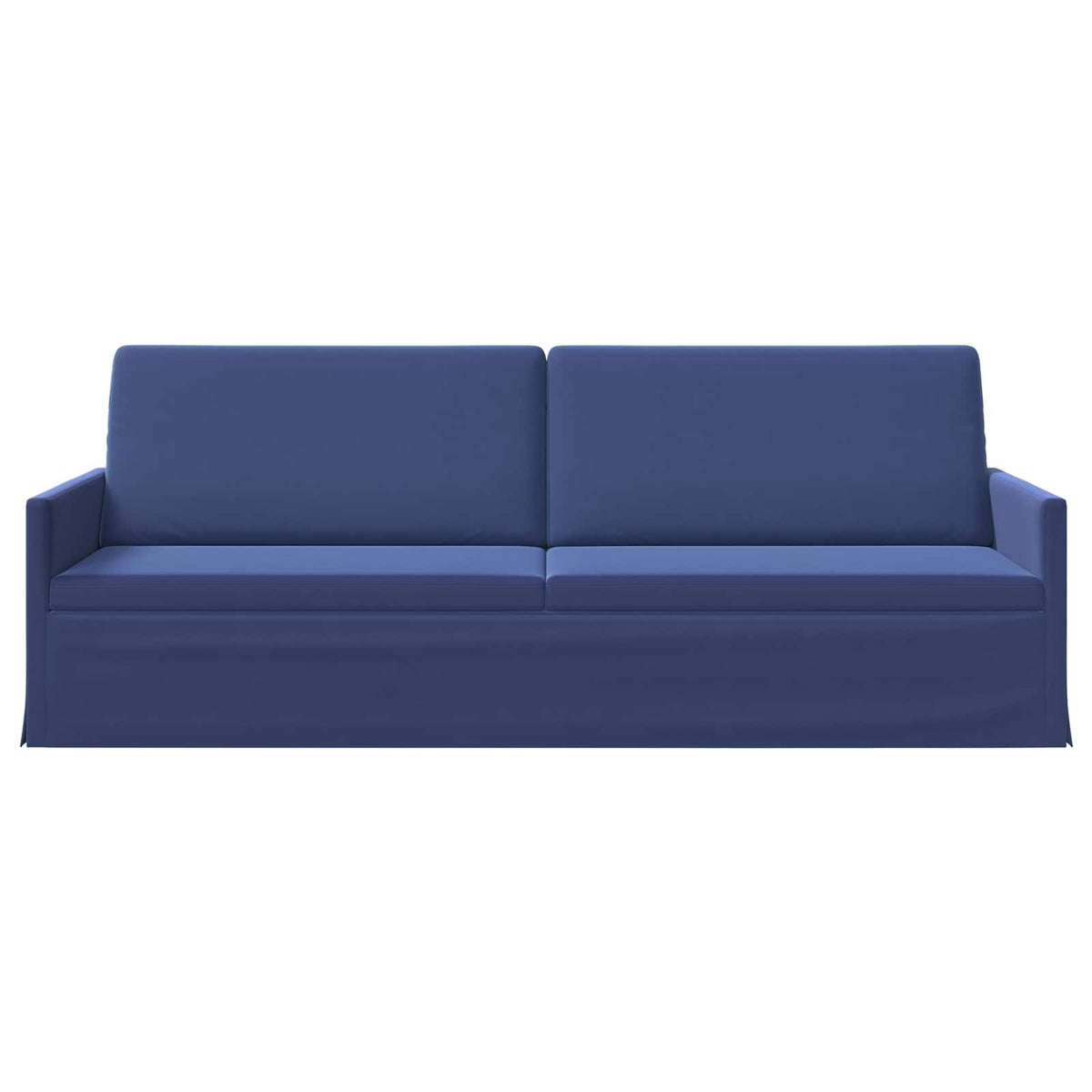 vidaXL 3 Seater Sofa Police Blue 220 x 81 x 82 cm Velvet