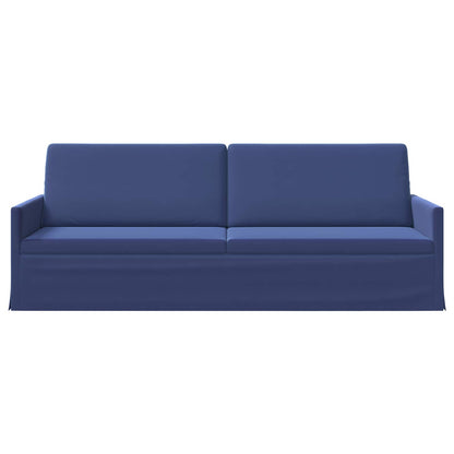 vidaXL 3 Seater Sofa Police Blue 220 x 81 x 82 cm Velvet