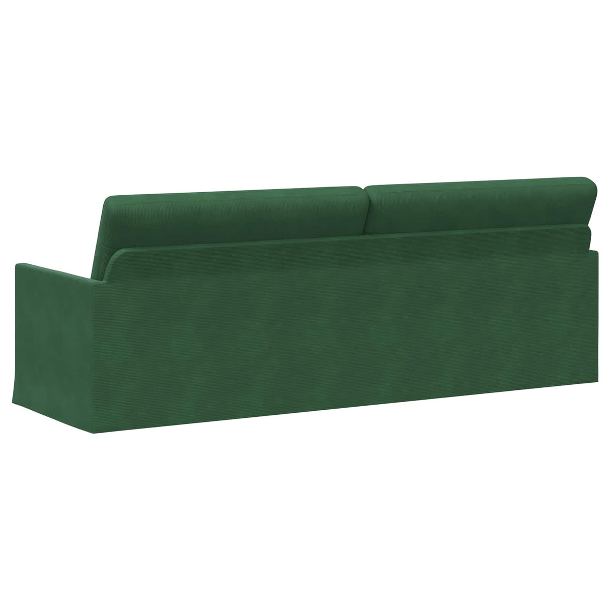 vidaXL 3 Seater Sofa Jungle Green 220 x 81 x 82 cm Corduroy Fabric