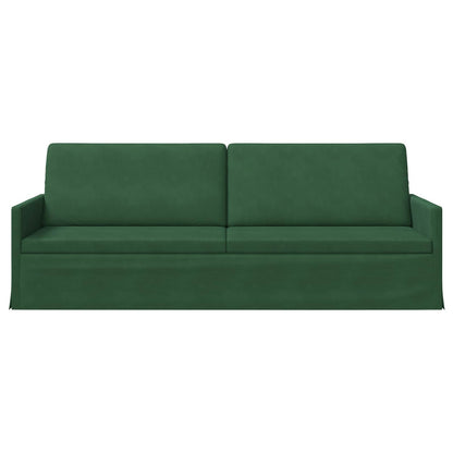 vidaXL 3 Seater Sofa Jungle Green 220 x 81 x 82 cm Corduroy Fabric