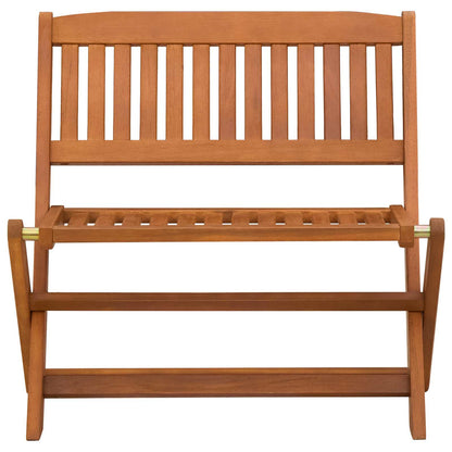 vidaXL Children Bench Brown 61 x 38 x 57 cm Solid Eucalyptus Wood