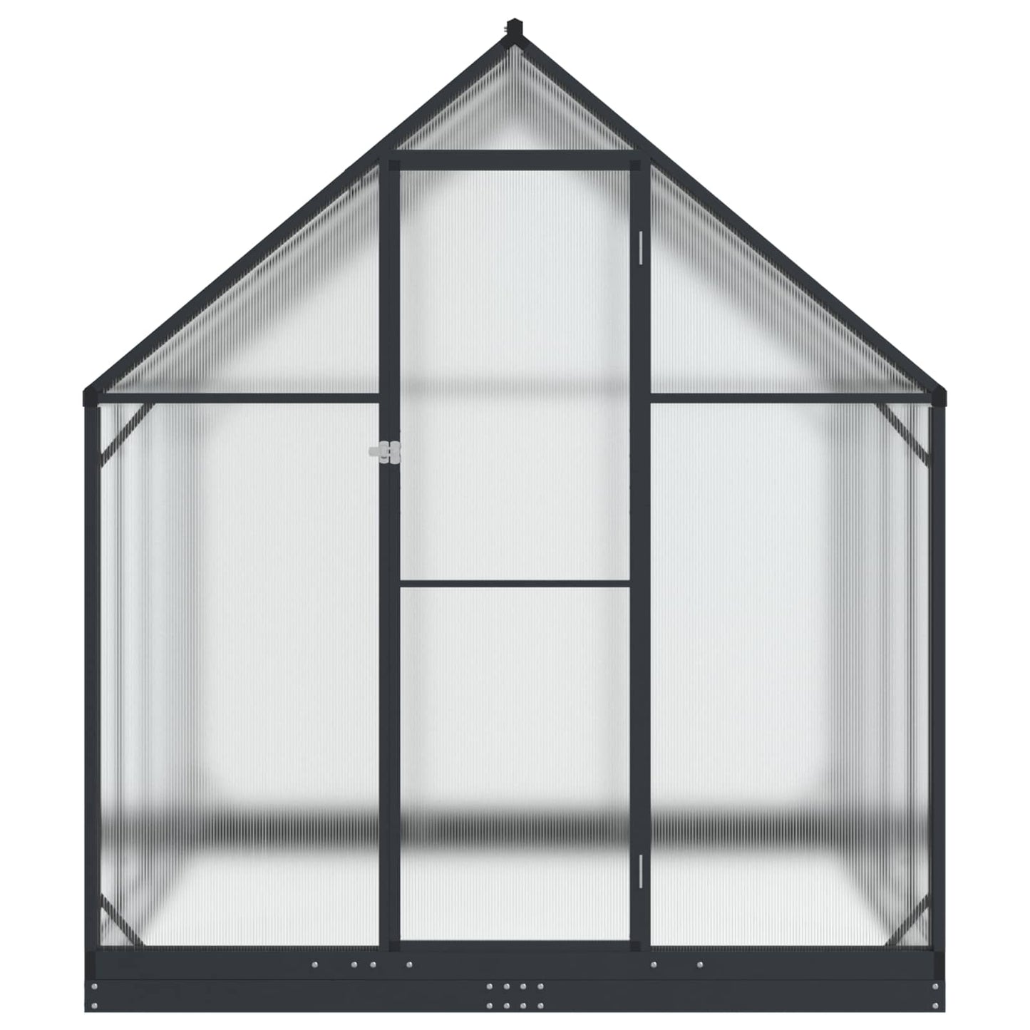 vidaXL Garden Greenhouse with Door Anthracite 183.5 x 243.5 x 207 cm