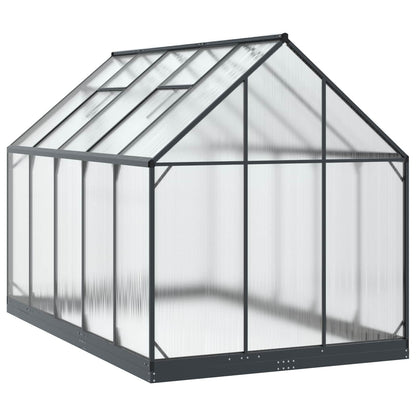 vidaXL Garden Greenhouse with Door Anthracite 183.5 x 303.5 x 207 cm