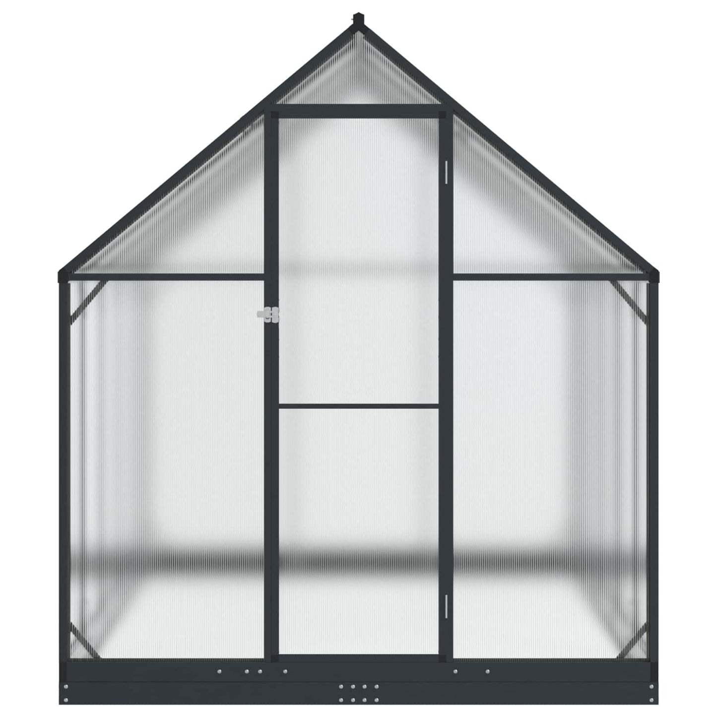 vidaXL Garden Greenhouse with Door Anthracite 183.5 x 303.5 x 207 cm