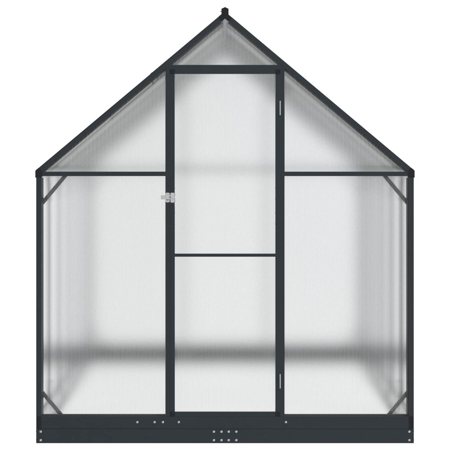 vidaXL Garden Greenhouse with Door Anthracite 183.5 x 363.5 x 207 cm