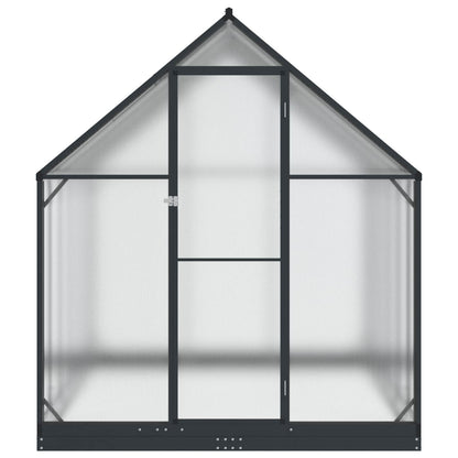 vidaXL Garden Greenhouse with Door Anthracite 183.5 x 363.5 x 207 cm