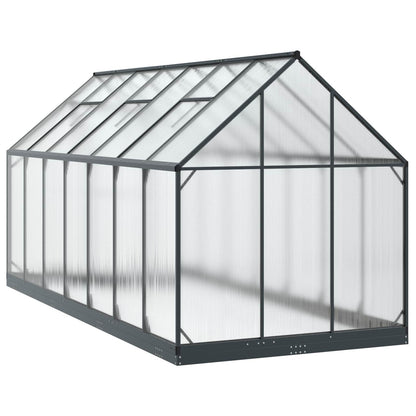 vidaXL Garden Greenhouse with Door Anthracite 183.5 x 423.5 x 207 cm