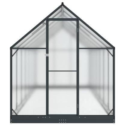 vidaXL Garden Greenhouse with Door Anthracite 183.5 x 423.5 x 207 cm